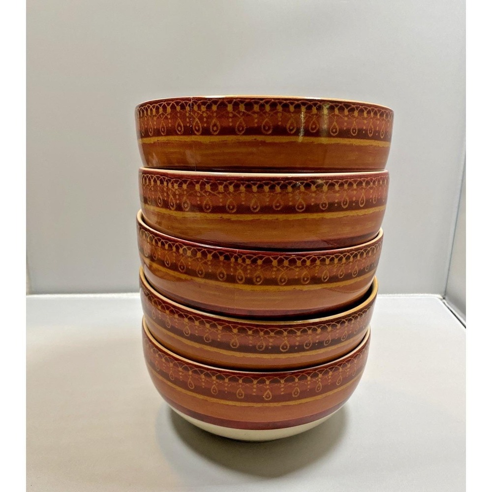 Pier 1 Lugano Coupe Cereal Bowls Discontinued SET OF 4 PLUS 1 FREE